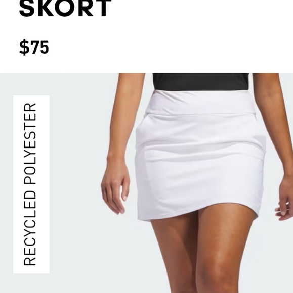 Adidas Golf Skort 2XL White NWT - Picture 1 of 5
